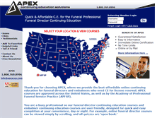 Tablet Screenshot of apexces.com